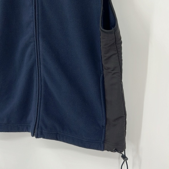 Izod performance X microtech fleece navy, Full, zip size large, - Picture 3 of 11